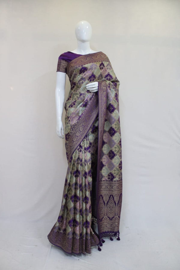 Satan Silk Saree with Rich Borders