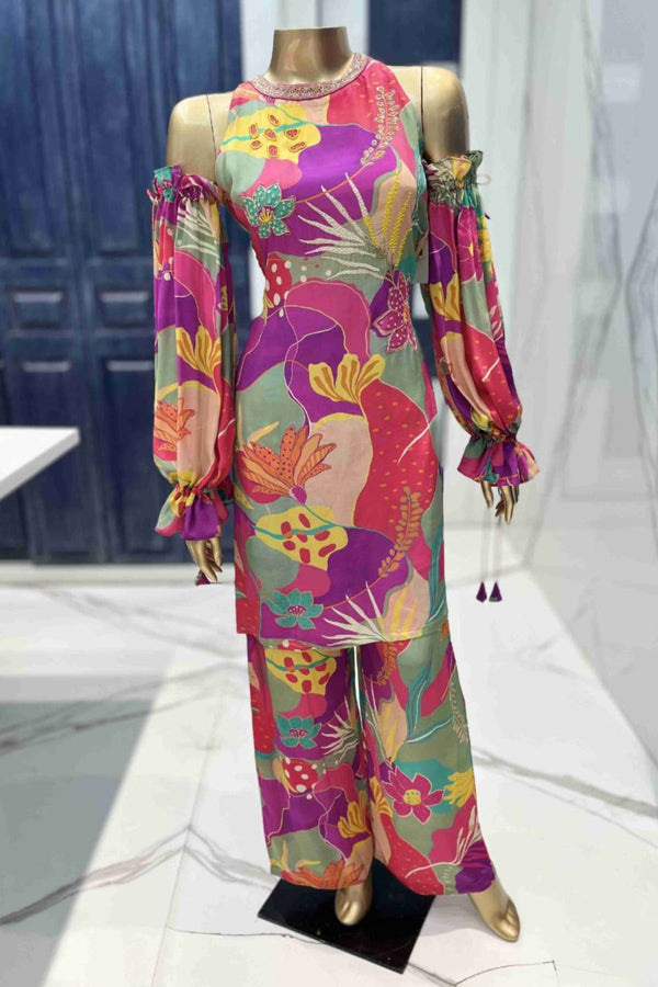 Modern Kurti with Palazzo Pants