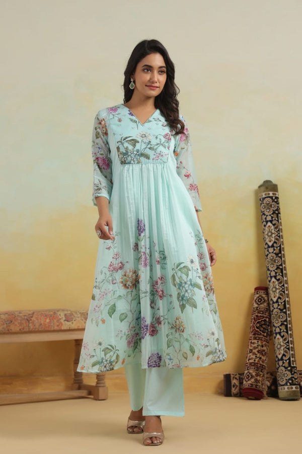 Floral Floral Kurti Set